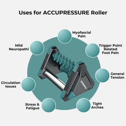 3 in 1 Foot Massager - Ice Therapy, Deep Tissue Massage & Acupressure Massage