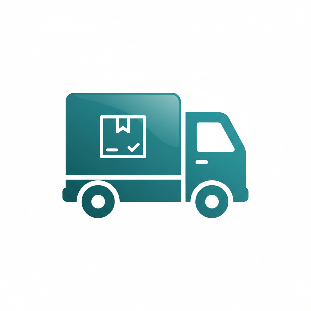 Delivery Icon Graphic - colour 1F7174